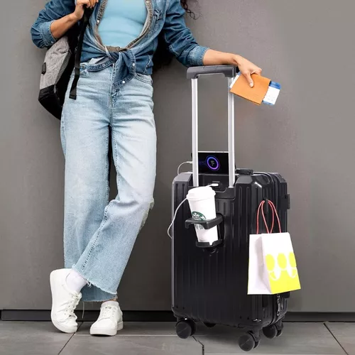 MALETA DE VIAJE, 10 KG, EQUIPAJE DE MANO, PORTAVASOS, CARRY ON - 6