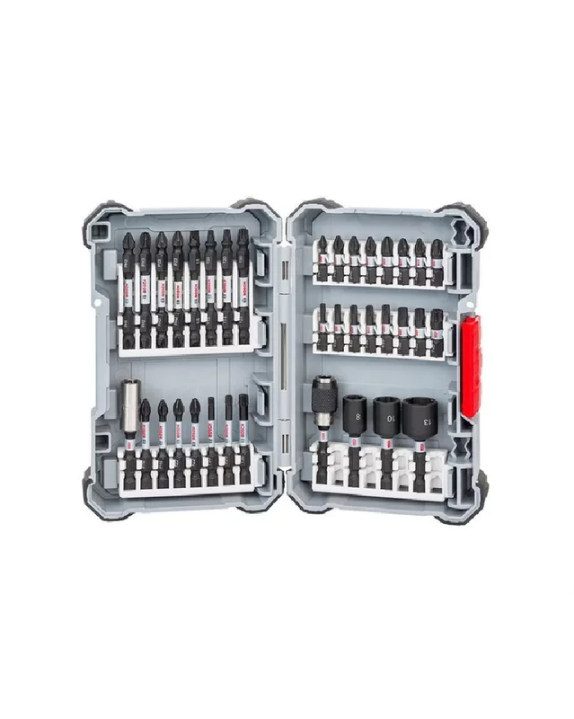 SET PUNTAS TUBOS 36 PIEZAS 1/4 BOSCH 2607017568 PICK CLICK - 1