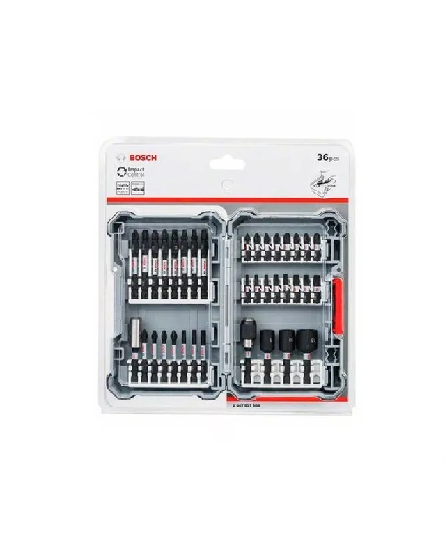 SET PUNTAS TUBOS 36 PIEZAS 1/4 BOSCH 2607017568 PICK CLICK - 2