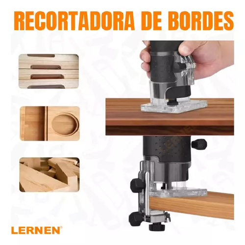 KIT FRESADORA ROUTER TUPI 6-6.35MM 220V 50HZ 550W + 18 FRESAS - 3