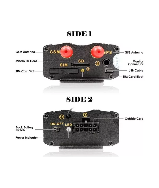 GPS TRACKER PARA RASTREO Y SEGUIMIENTO, CORTA CORRIENTE, COLOR EN COLOR NEGRO - 5