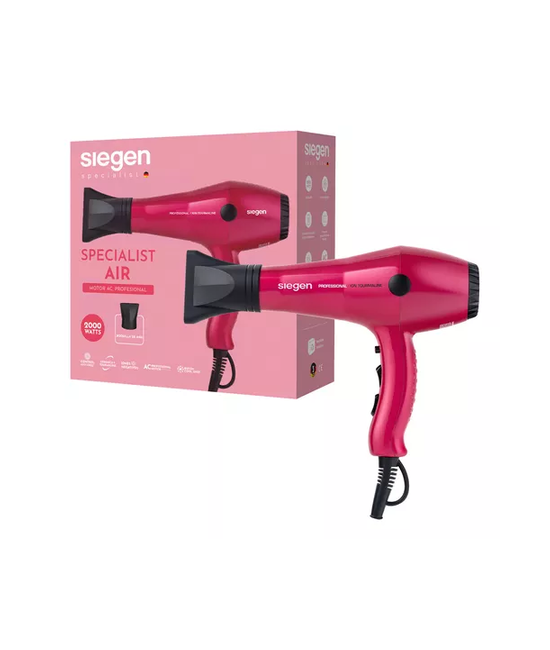 SECADOR DE PELO SIEGEN SG-3049C01, COLOR FUCSIA - 1