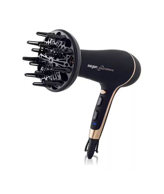SECADOR DE PELO SIEGEN SG-3035, COLOR EN COLOR NEGRO - 3
