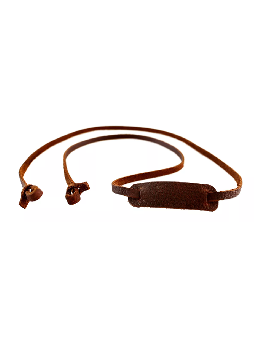STRAP CUERO SUJETADOR STRAP PARA LENTES, COLOR EN COLOR CAFE - 1