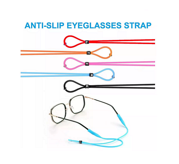5 STRAPS LENTES SILICONA AJUSTABLE CON GANCHOS ANTICAÍDA - 4