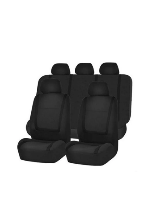 FUNDA CUBRE ASIENTOS AUTO UNIVERSAL, COLORES VARIADOS, COLOR EN COLOR NEGRO - 1