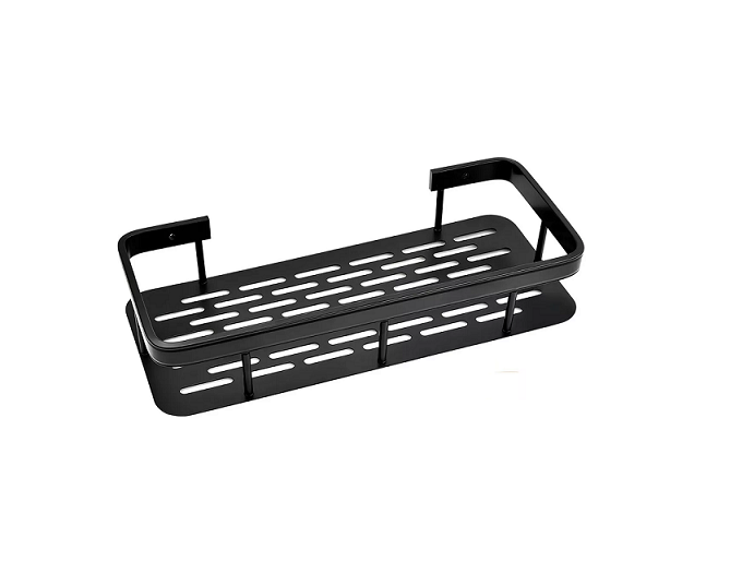ORGANIZADOR DE DUCHA EN COLOR NEGRO, REPISA PARA DUCHA, ACCESORIOS MULTIUSO PARA BAÑO - 1