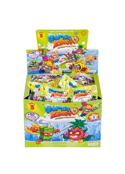 SUPERZINGS PACK CAJA FIGURAS COLECCIONABLES SERIE VERDE - 1