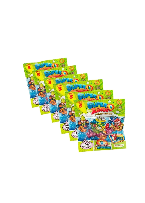 SUPERZINGS PACK CAJA FIGURAS COLECCIONABLES SERIE VERDE - 3