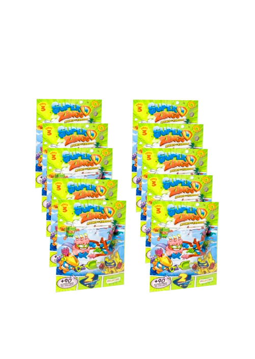 SUPERZINGS PACK CAJA FIGURAS COLECCIONABLES SERIE VERDE - 2