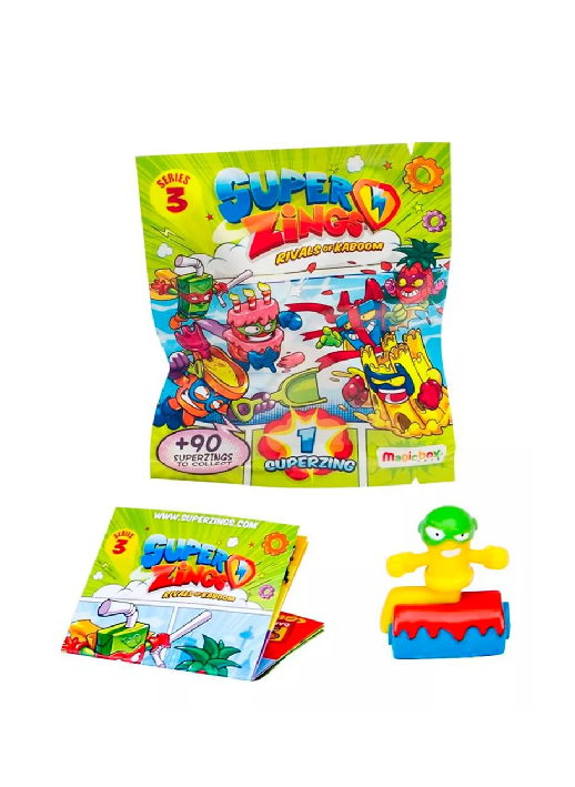 SUPERZINGS PACK CAJA FIGURAS COLECCIONABLES SERIE VERDE - 3