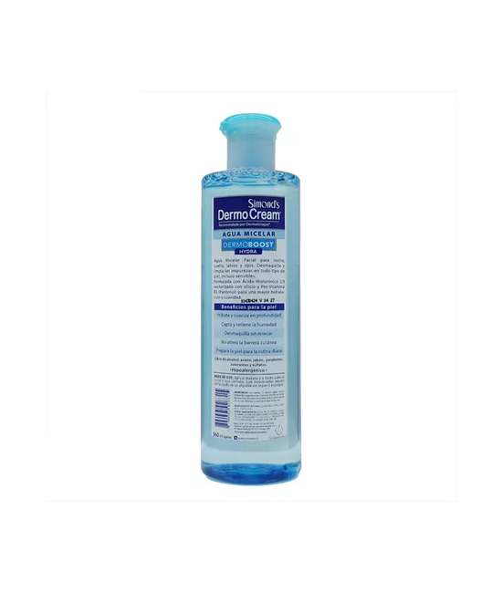 AGUA MICELAR FACIAL DERMO CREAM HYDRA 360ML 18+ 405G, TODO TIPO DE PIEL - 3