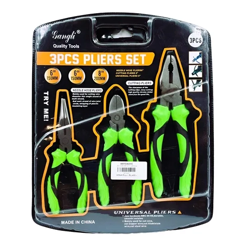 SET ALICATES UNIVERSALES GENE RICA 3 PIEZAS (8, 6, 6) - 1
