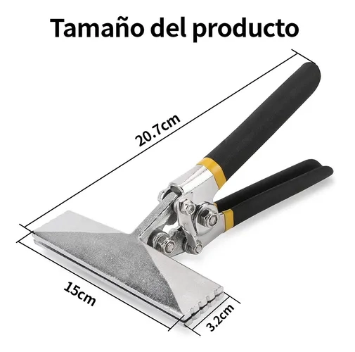 ALICATE 15CMX20.7CM PINZA DOBLADORA LAMINA NEGRA METALCON - 3