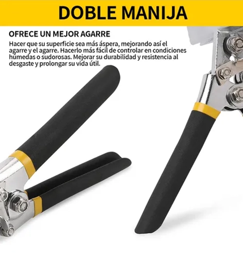 ALICATE 15CMX20.7CM PINZA DOBLADORA LAMINA NEGRA METALCON - 6