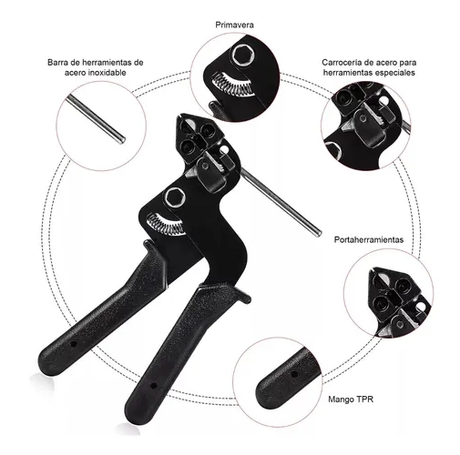 ALICATE FLEJE PARA AMARRAS METALICAS HOMOCINE TICAS - 3