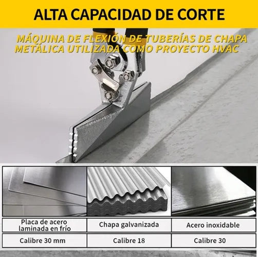 ALICATE 15CM DOBLADORA DE LAMINA Y CHAPA UNIVERSAL - 5