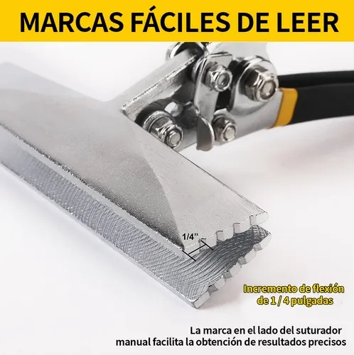 ALICATE 15CM DOBLADORA DE LAMINA Y CHAPA UNIVERSAL - 6