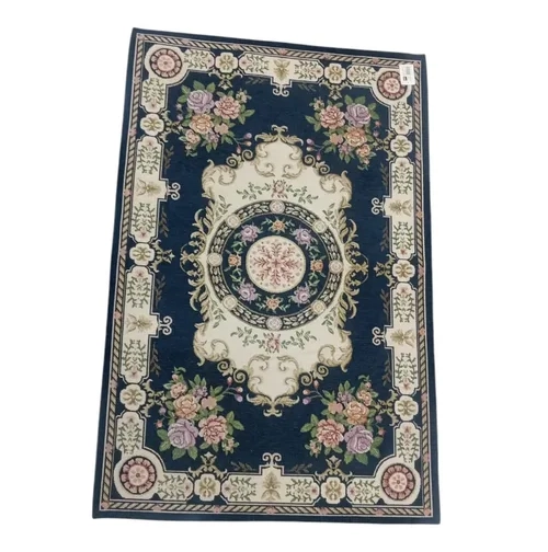 ALFOMBRA REDONDA YUTE 100CM MARRON LISA - 1