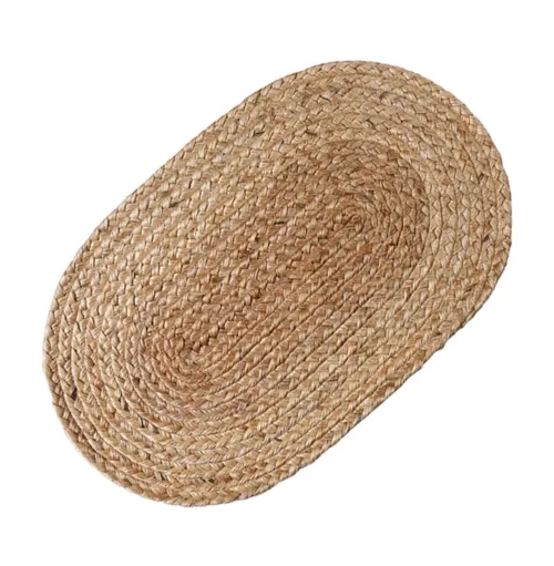 ALFOMBRA REDONDA YUTE 100CM PARA DECORACION EXTERIOR - 1
