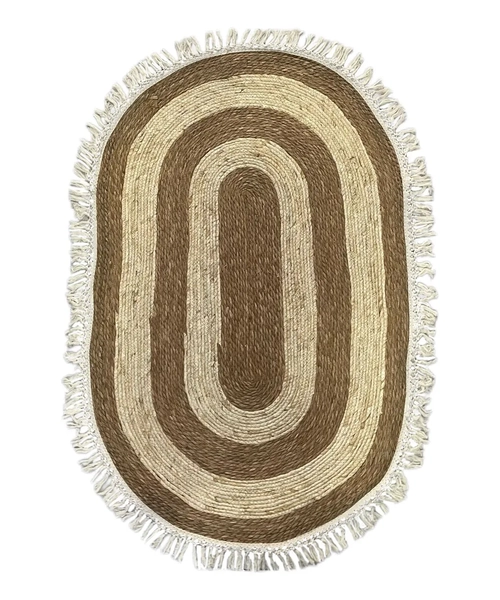 ALFOMBRA REDONDA 140X140CM ANTIDESLIZANTE HOGAR - 1