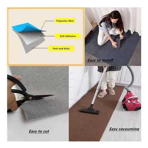 ALFOMBRA 3D ESTAMPADA LIVING 200X240CM ANTIDESLIZANTE - 5