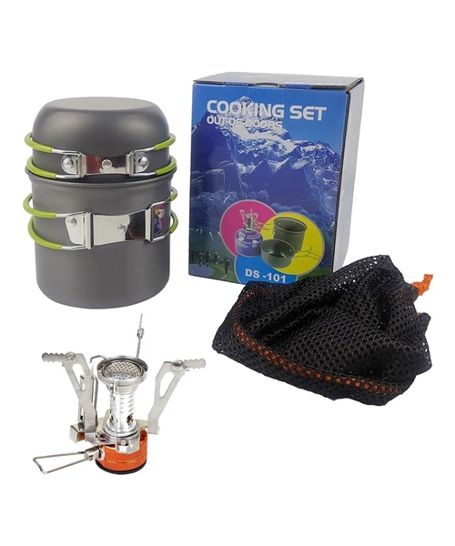 KIT OLLAS CAMPING OLLA Y COCINILLA CAMPING OLLA CAMPING - 7