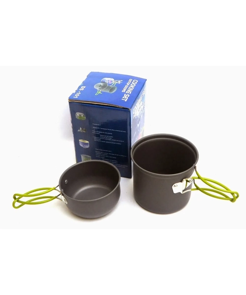 SET OLLAS OUTDOOR CAMPING 1P + COCINILLA / HIKING OUTDOOR - 2