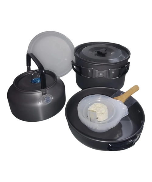 SET D OLLAS PARA 4 O 5 PERSONAS CAMPING, CAZA Y MONTAÑISMO - 1