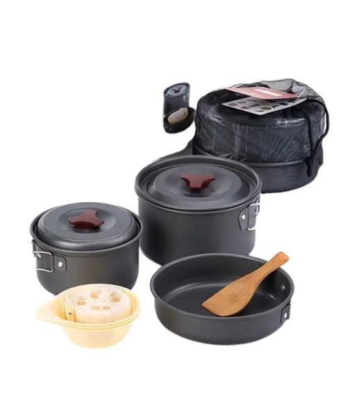 SET D OLLAS PARA 4 O 5 PERSONAS CAMPING, CAZA Y MONTAÑISMO - 3