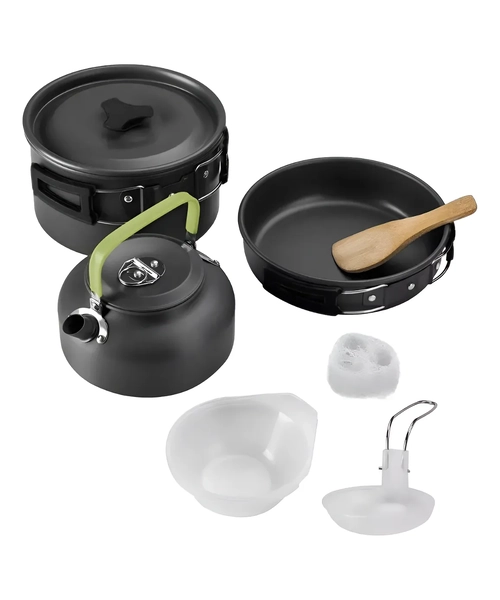 SET OLLAS OUTDOOR CAMPING COCINILLA - 1