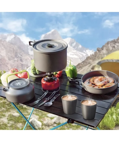 SET OLLAS OUTDOOR CAMPING COCINILLA - 2