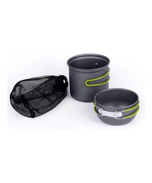 SET OLLAS DE CAMPING PORTATIL CAMPING OLLAS OUTDOOR TREKKING - 8