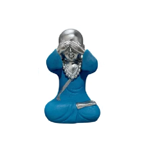 SET BUDA CIEGO/SORDO/MUDO GRANDE BLANCO - 4
