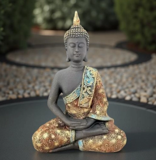 BUDA MEDITACION FIGURA DECORATIVA - 2