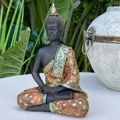 BUDA MEDITACION FIGURA DECORATIVA - 3