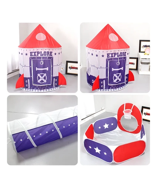 CARPA PISCINA CON TUNEL CASTILLO PLEGABLE - 6
