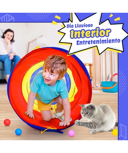 TUNEL JUEGO NIÑOS Y PERROS BEBE - 5