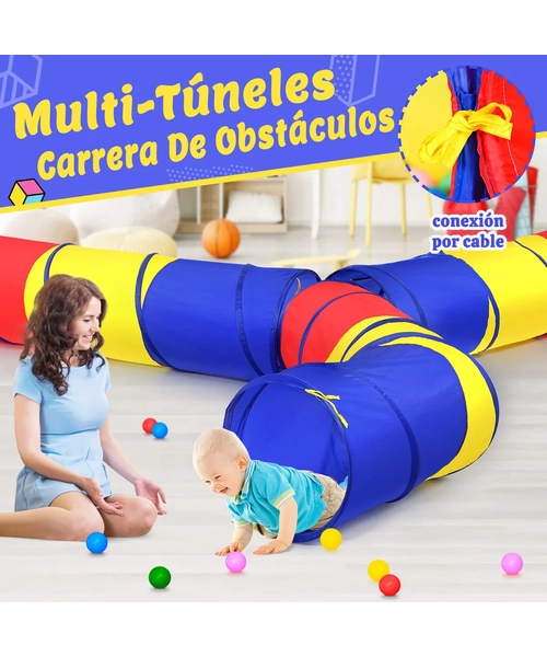 TUNEL JUEGO NIÑOS Y PERROS BEBE - 7