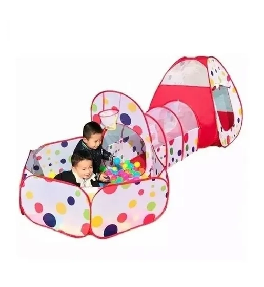 CARPA PISCINA CASTILLO TUNEL PLEGABLE - 4