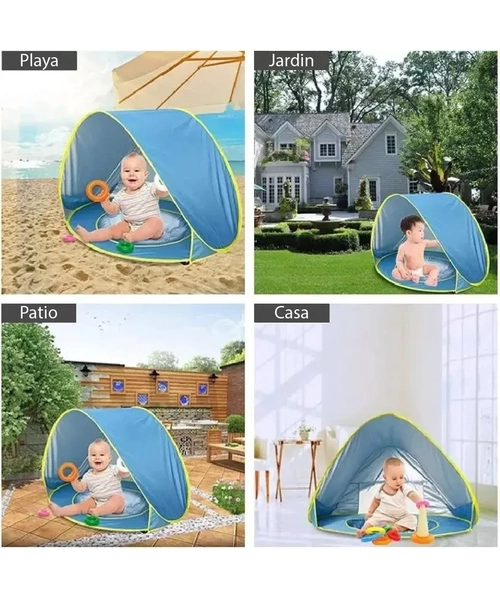 CARPA 2 EN 1 PISCINA BEBE  PLAYA JARDIN - 5