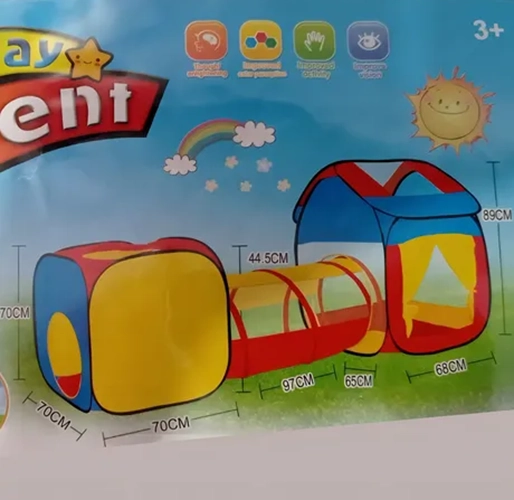 TIENDA INFANTIL 3 EN 1 CON TUNEL - 7