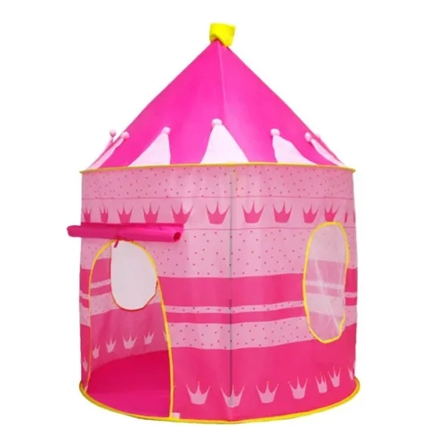 CARPA CASTILLO ARMABLE INFANTIL ROSA - 2