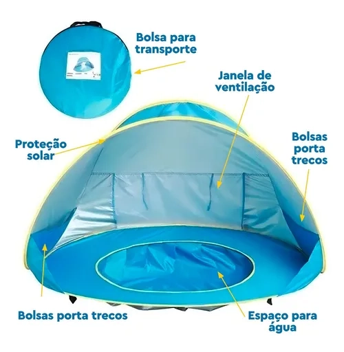 CARPA PLAYA INFANTIL PISCINA UV - 4