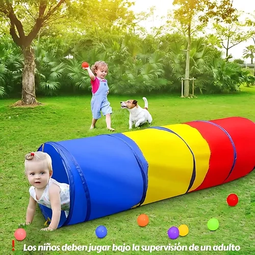TUNEL TRICOLOR 180 CM INFANTIL - 3