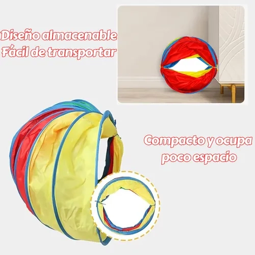 TUNEL TRICOLOR 180 CM INFANTIL - 5