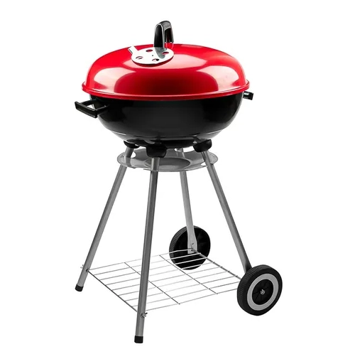 PARRILLA CARBON 85 CM NEGRA/ROJA - 1