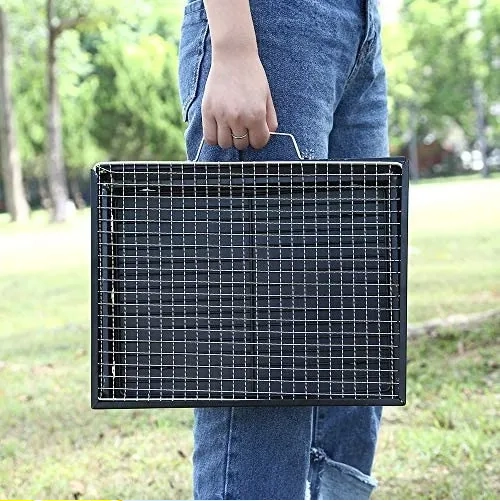 PARRILLA MOVIL NEGRA 33X30X24 CM - 5
