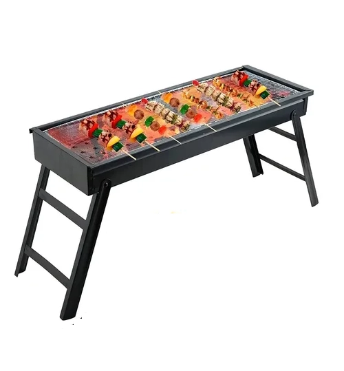 PARRILLA CARBON PLEGABLE NEGRA - 1
