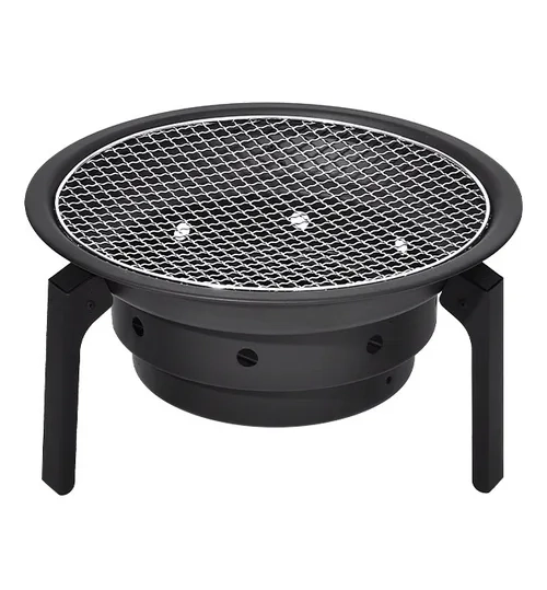 PARRILLA CARBON PORTATIL NEGRA - 1